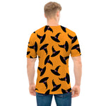 Halloween Witch Hat Pattern Print Men's T-Shirt