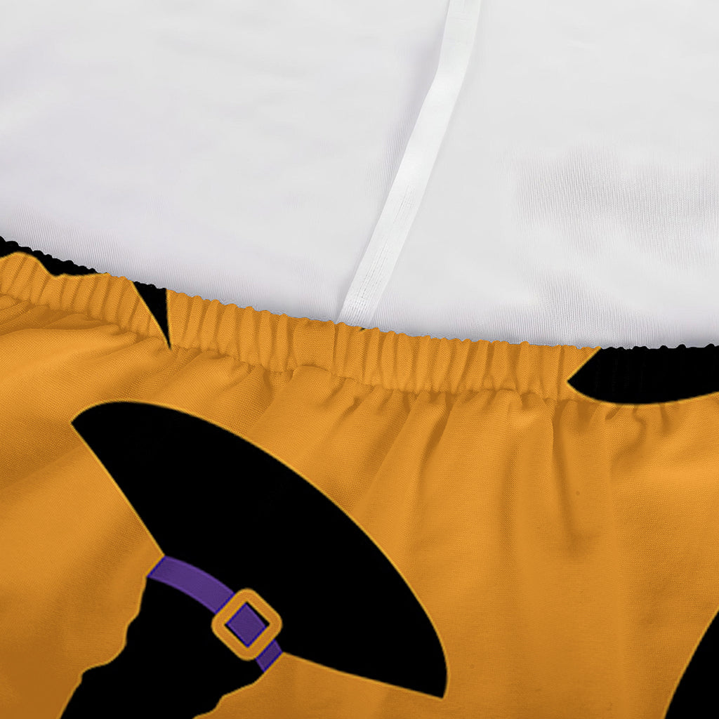 Halloween Witch Hat Pattern Print Sofa Cover