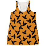Halloween Witch Hat Pattern Print Women's Racerback Tank Top