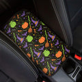 Halloween Wizard Pattern Print Car Center Console Cover