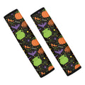 Halloween Wizard Pattern Print Car Seat Belt Covers