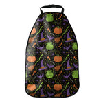 Halloween Wizard Pattern Print Car Seat Organizers