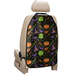Halloween Wizard Pattern Print Car Seat Organizers