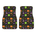 Halloween Wizard Pattern Print Front Car Floor Mats