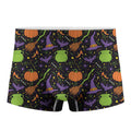 Halloween Wizard Pattern Print Men's Boxer Briefs