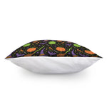 Halloween Wizard Pattern Print Pillow Cover