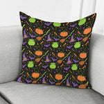Halloween Wizard Pattern Print Pillow Cover