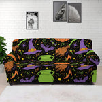 Halloween Wizard Pattern Print Sofa Cover