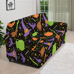 Halloween Wizard Pattern Print Sofa Cover