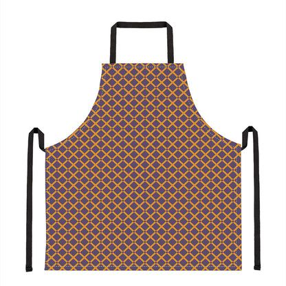 Halloween X Pattern Print Apron