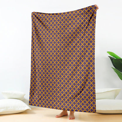 Halloween X Pattern Print Blanket
