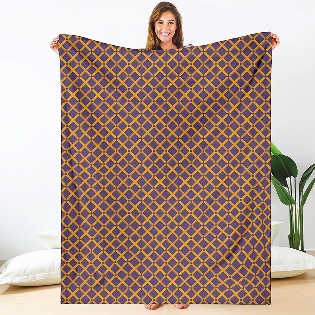 Halloween X Pattern Print Blanket