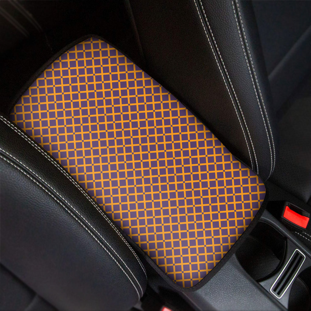 Halloween X Pattern Print Car Center Console Cover