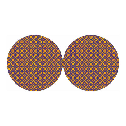 Halloween X Pattern Print Car Coasters