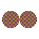 Halloween X Pattern Print Car Coasters