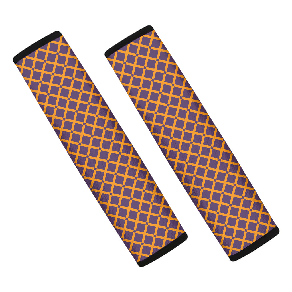 Halloween X Pattern Print Car Seat Belt Covers