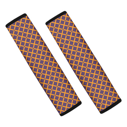 Halloween X Pattern Print Car Seat Belt Covers