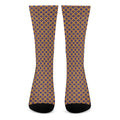 Halloween X Pattern Print Crew Socks