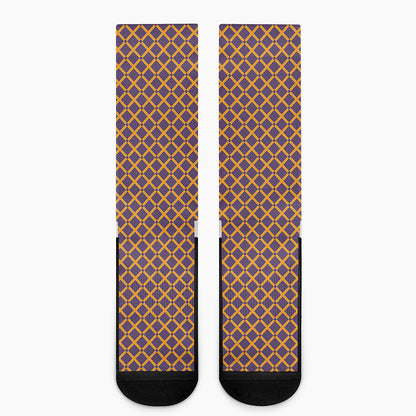 Halloween X Pattern Print Crew Socks