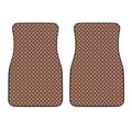 Halloween X Pattern Print Front Car Floor Mats