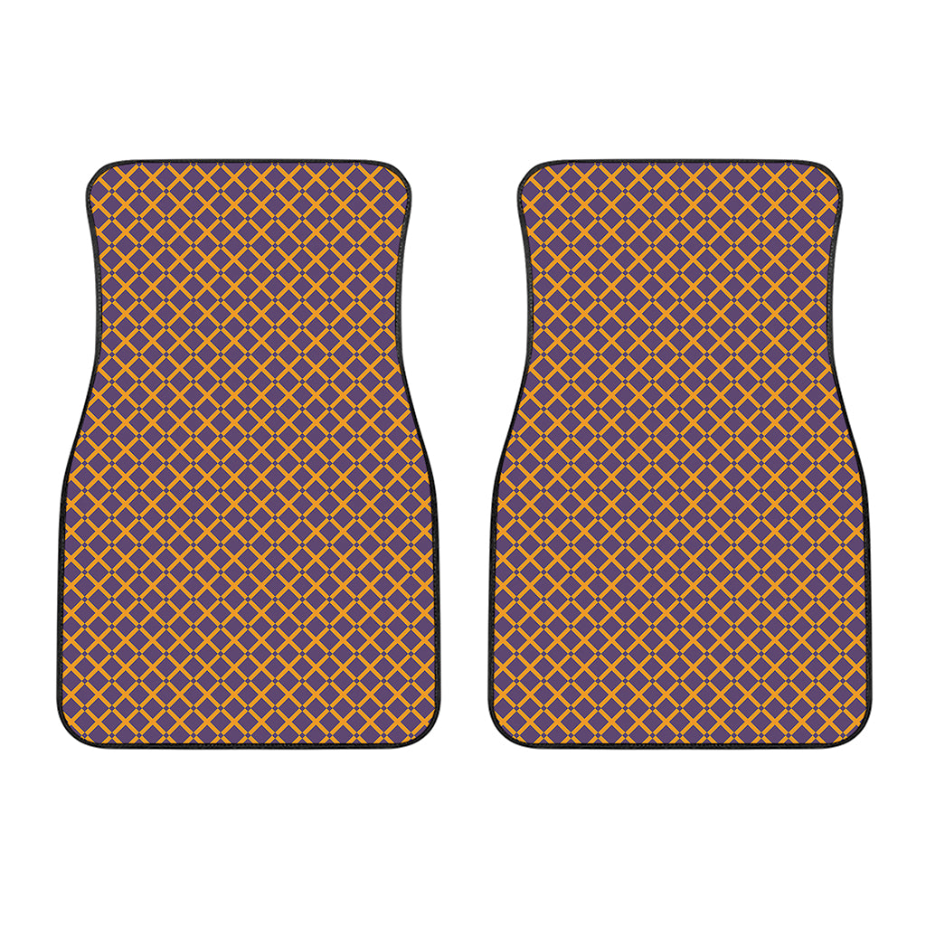 Halloween X Pattern Print Front Car Floor Mats