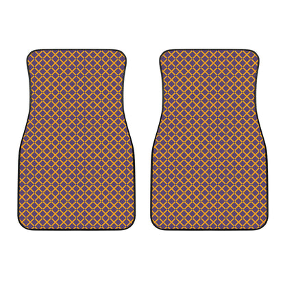 Halloween X Pattern Print Front Car Floor Mats
