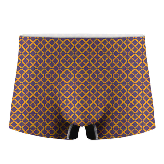 Halloween X Pattern Print Men's Boxer Briefs