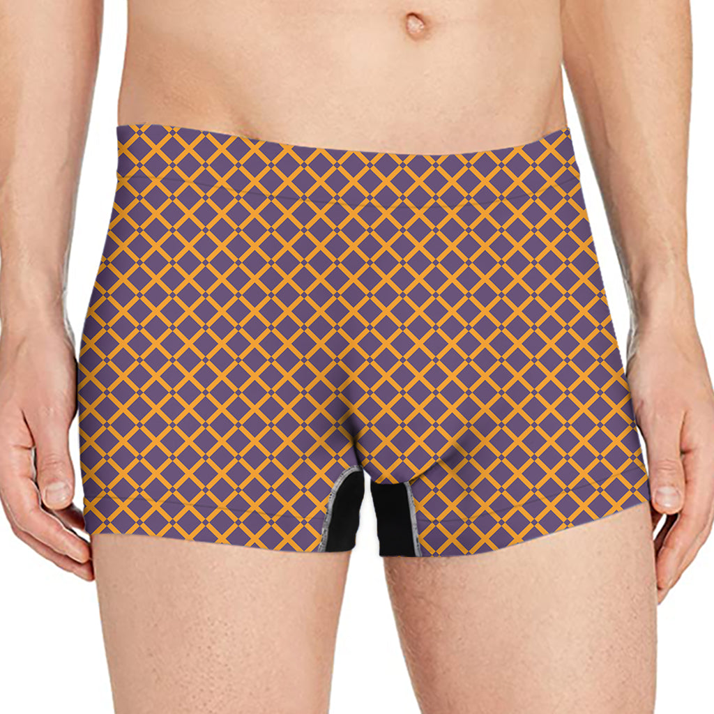 Halloween X Pattern Print Men's Boxer Briefs
