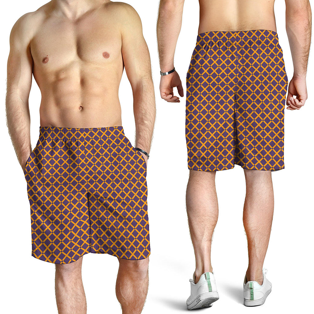 Halloween X Pattern Print Men's Shorts