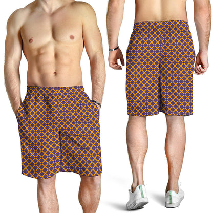 Halloween X Pattern Print Men's Shorts