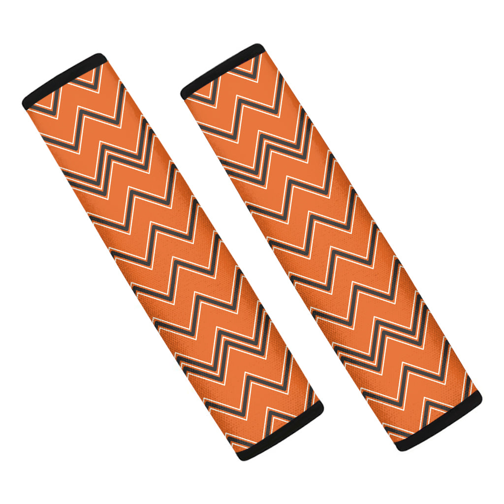 Halloween Zig Zag Pattern Print Car Seat Belt Covers