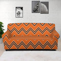 Halloween Zig Zag Pattern Print Sofa Cover