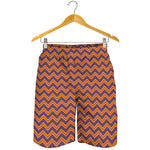 Halloween Zigzag Pattern Print Men's Shorts