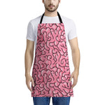 Halloween Zombie Brain Print Apron
