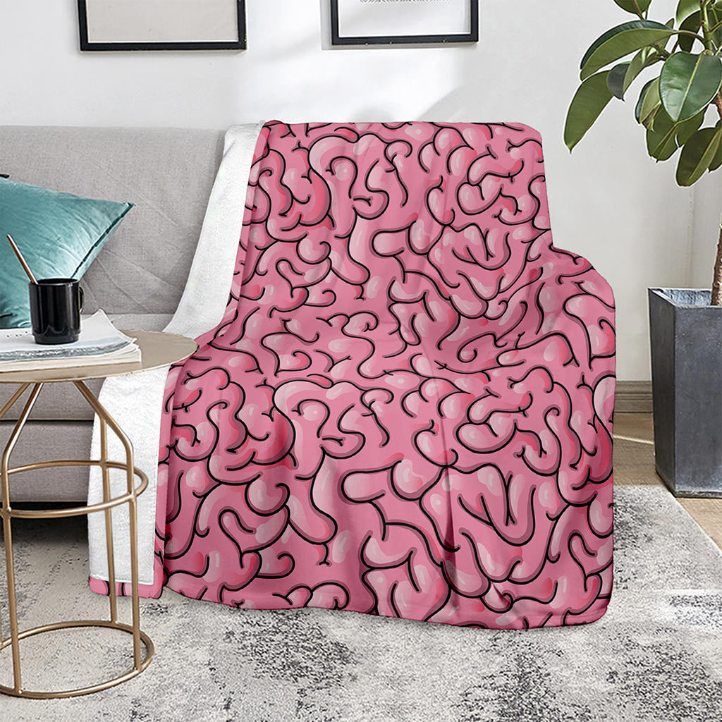 Halloween Zombie Brain Print Blanket