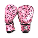 Halloween Zombie Brain Print Boxing Gloves