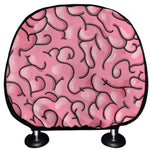 Halloween Zombie Brain Print Car Headrest Covers