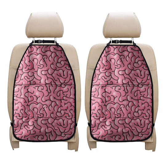 Halloween Zombie Brain Print Car Seat Organizers