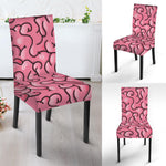 Halloween Zombie Brain Print Dining Chair Slipcover