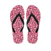 Halloween Zombie Brain Print Flip Flops