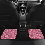 Halloween Zombie Brain Print Front and Back Car Floor Mats