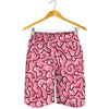 Halloween Zombie Brain Print Men's Shorts