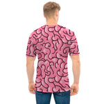 Halloween Zombie Brain Print Men's T-Shirt