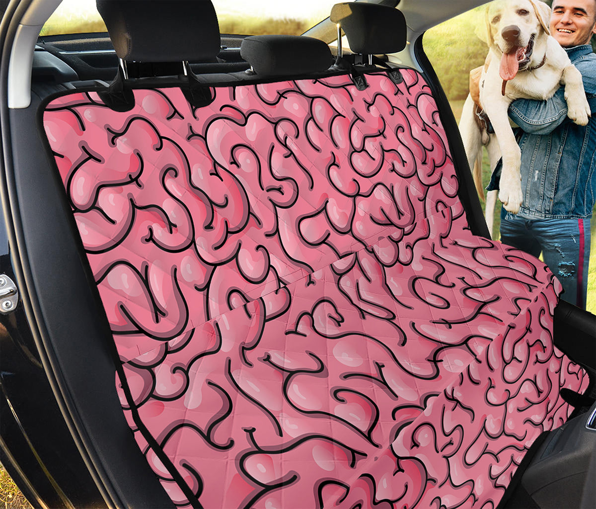 Halloween Zombie Brain Print Pet Car Back Seat Cover