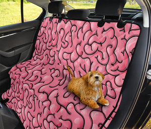 Halloween Zombie Brain Print Pet Car Back Seat Cover