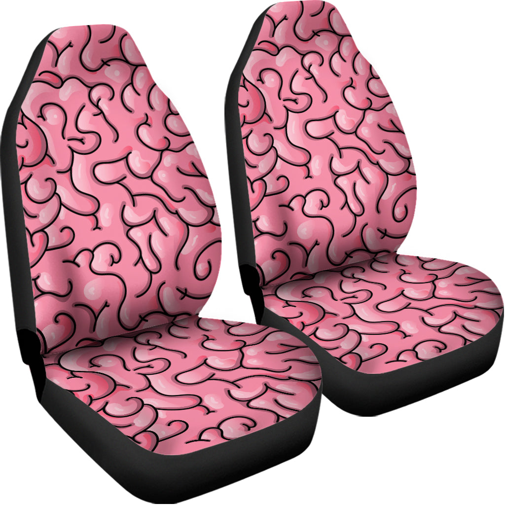 Halloween Zombie Brain Print Universal Fit Car Seat Covers