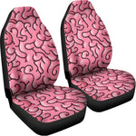 Halloween Zombie Brain Print Universal Fit Car Seat Covers