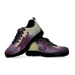 Halloween Zombie Crowd Print Black Sneakers