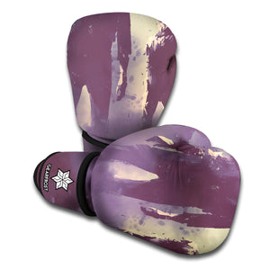Halloween Zombie Crowd Print Boxing Gloves