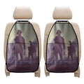 Halloween Zombie Crowd Print Car Seat Organizers
